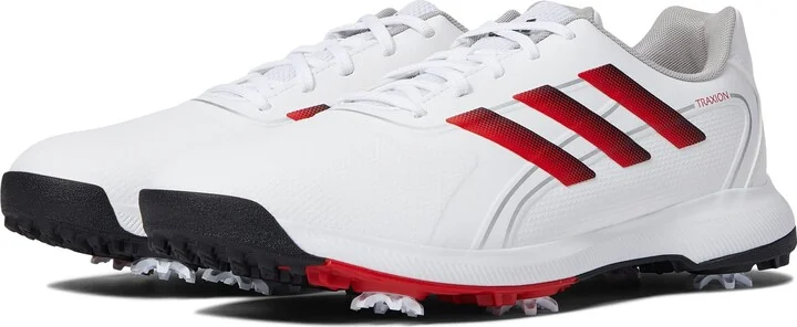 Footwear White/Core Black/Vivid Red