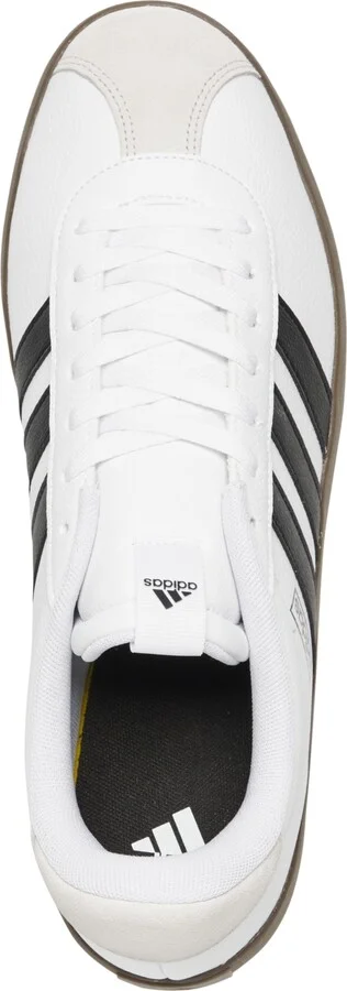adidas Men's Vl Court 3.0 Casual Sneakers from Finish Line - Black, White, Gum - Image 10