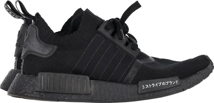 Adidas NMD_R1 Primeknit Japan Triple Black Sneakers in Black Polyester