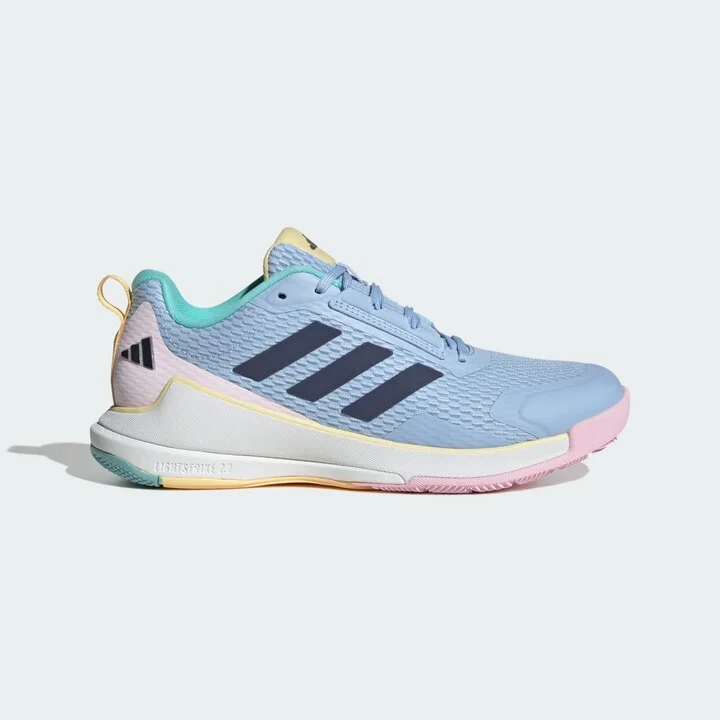 adidas Novaflight 2 Indoor Shoes Glow Blue 5.5 Womens