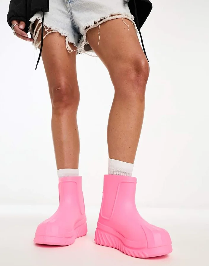 adidas Originals AdiFom Superstar boots in pink - Image 3