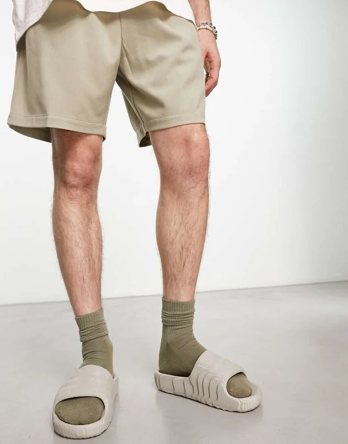 adidas Originals Adilette 22 slides in light brown