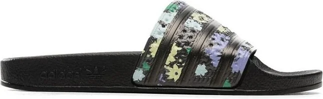 Adidas Originals Adilette Floral Printed Slides