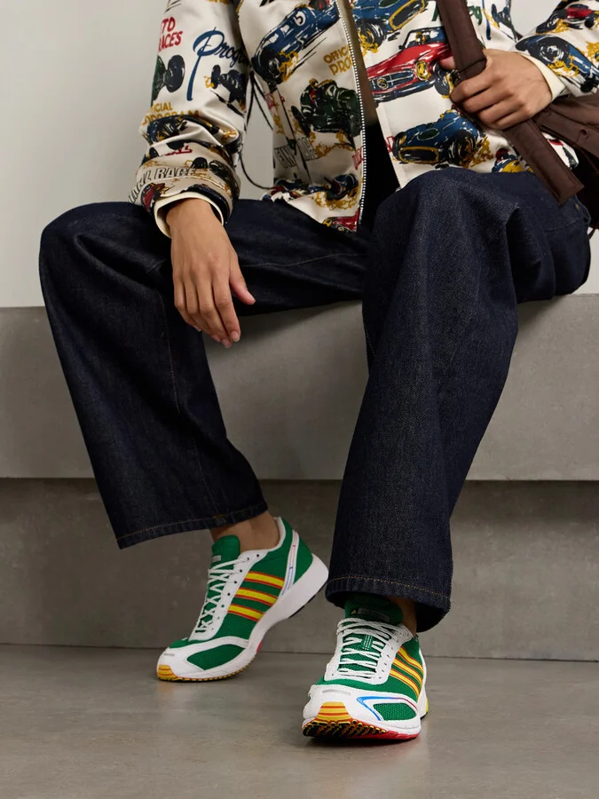 adidas Originals - Adizero Adios Og Mesh Sneakers - Green - Image 2