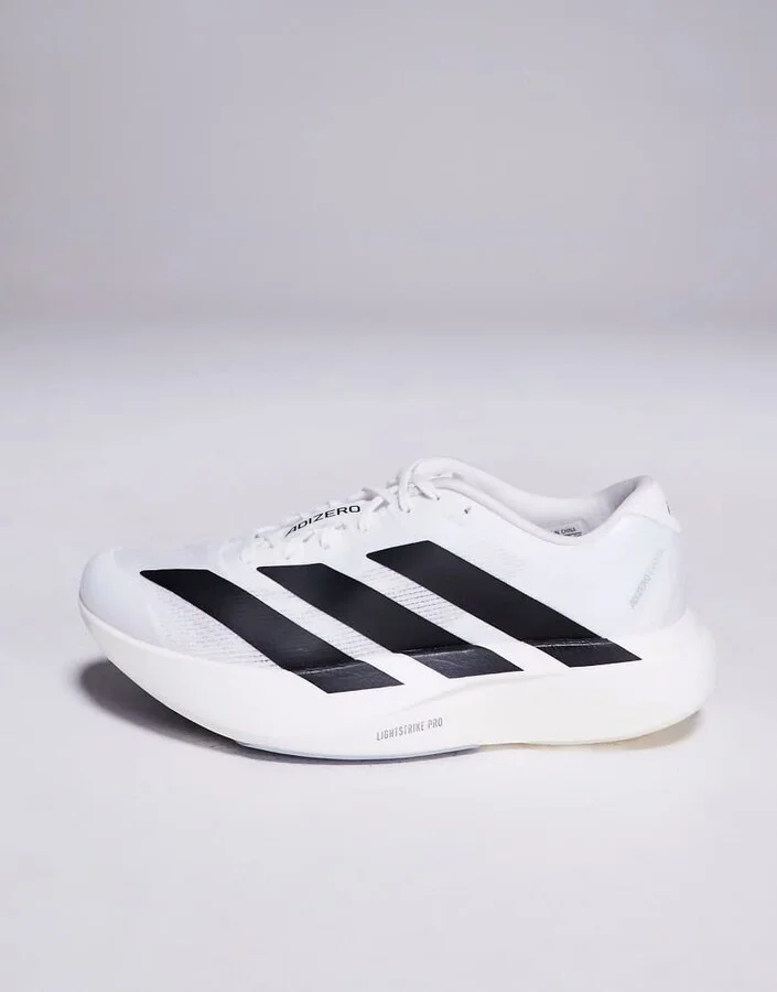 adidas Originals Adizero Evo SL sneakers in white and black - Image 2