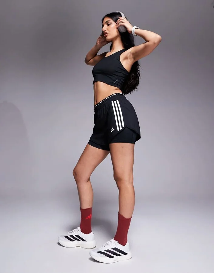 adidas Originals Adizero Evo SL sneakers in white and black - Image 3