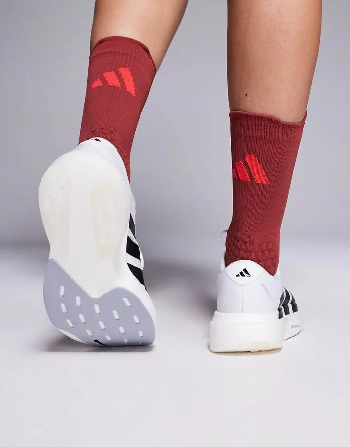 adidas Originals Adizero Evo SL sneakers in white and black - Image 4