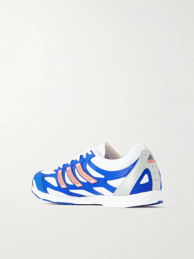adidas Originals - Adizero Pr Rubber-trimmed Mesh Sneakers - Blue - Image 3
