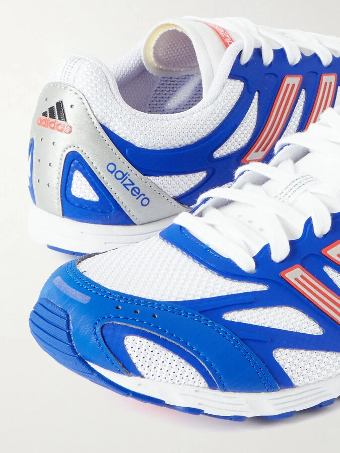 adidas Originals - Adizero Pr Rubber-trimmed Mesh Sneakers - Blue - Image 4