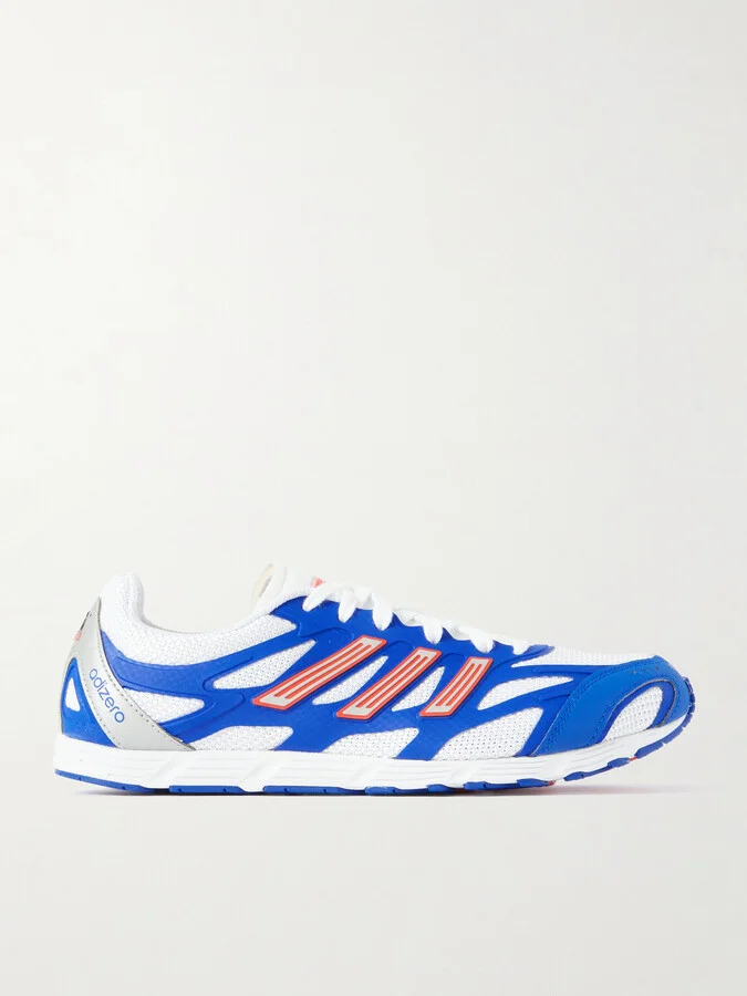 adidas Originals - Adizero Pr Rubber-trimmed Mesh Sneakers - Blue