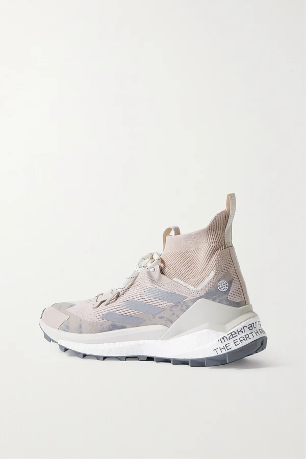 adidas Originals - + And Wander Terrex Free Hiker 2.0 Rubber-trimmed Mesh Sneakers - Neutrals - Image 3