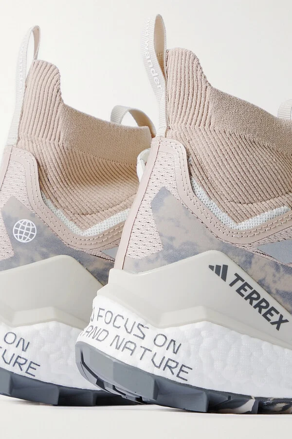 adidas Originals - + And Wander Terrex Free Hiker 2.0 Rubber-trimmed Mesh Sneakers - Neutrals - Image 4