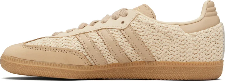 adidas Originals Beige Samba OG Sneakers - Image 3