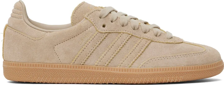 adidas Originals Beige Samba OG Sneakers