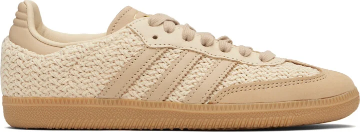 adidas Originals Beige Samba OG Sneakers