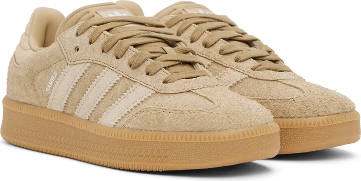 adidas Originals Beige Samba XLG Sneakers - Image 4