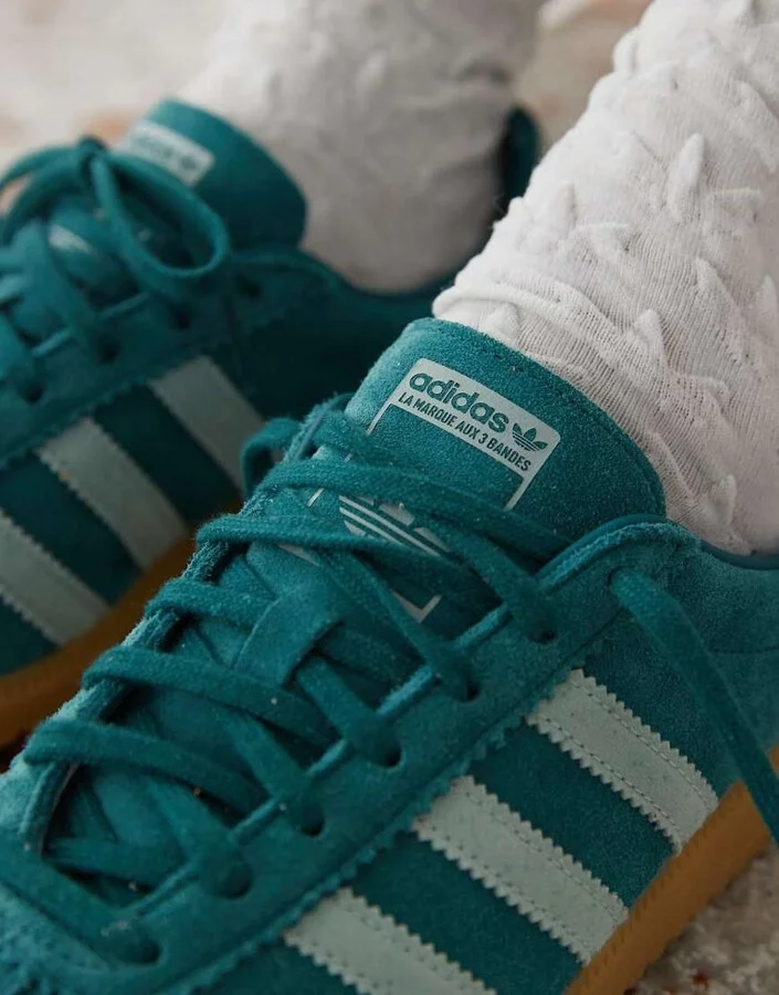 adidas Originals Bermuda sneakers in dark green - Image 4