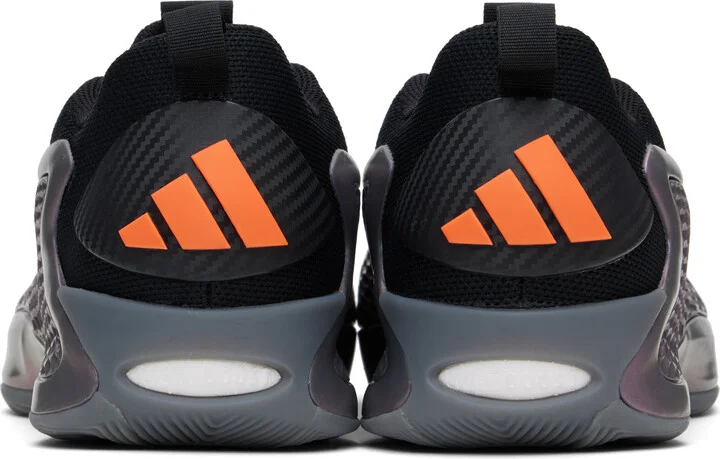 adidas Originals Black Anthony Edwards Edition 1 Low Basketball Sneakers - Image 2