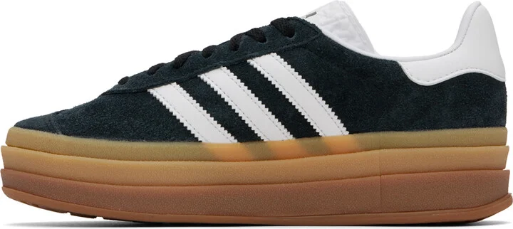 adidas Originals Black Gazelle Bold Sneakers - Image 3