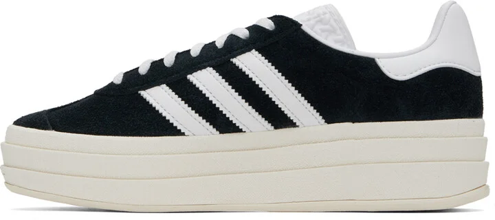 adidas Originals Black Gazelle Bold Sneakers - Image 3
