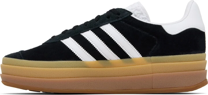 adidas Originals Black Gazelle Bold Sneakers - Image 3