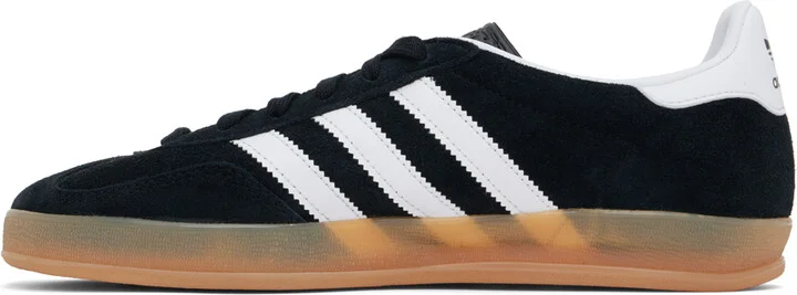 adidas Originals Black Gazelle Indoor Sneakers - Image 3