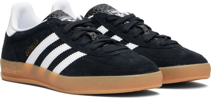 adidas Originals Black Gazelle Indoor Sneakers - Image 4
