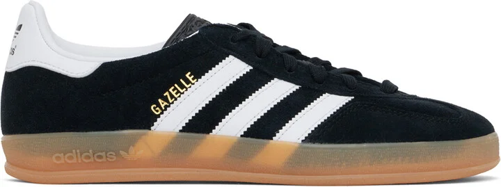 adidas Originals Black Gazelle Indoor Sneakers