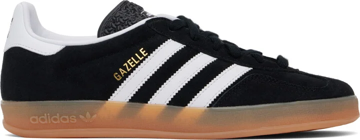 adidas Originals Black Gazelle Indoor Sneakers