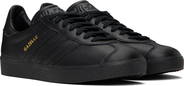 adidas Originals Black Gazelle Sneakers - Image 4