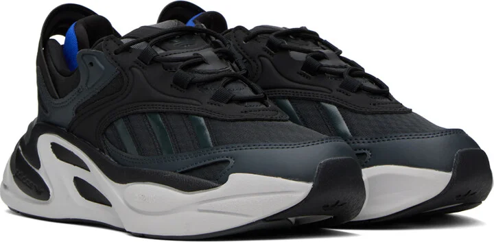 adidas Originals Black & Gray Ozmorph Sneakers - Image 4