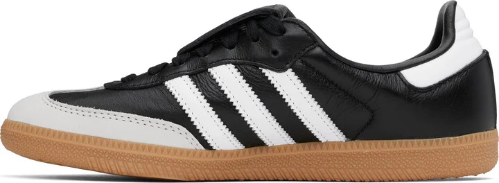 adidas Originals Black & Gray Samba LT Sneakers - Image 3