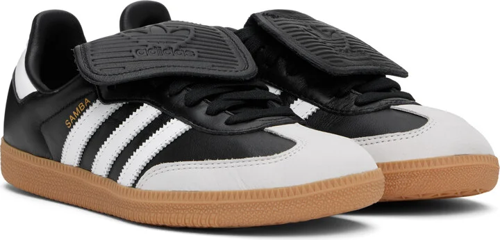 adidas Originals Black & Gray Samba LT Sneakers - Image 4