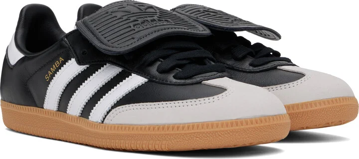 adidas Originals Black & Gray Samba LT Sneakers - Image 4