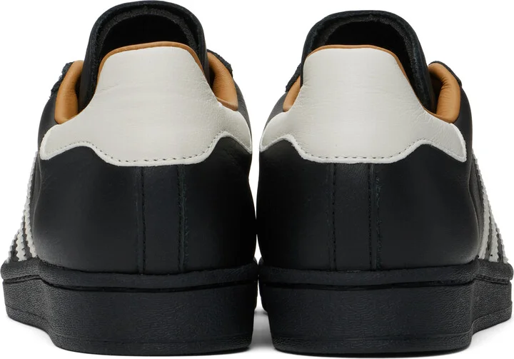 adidas Originals Black JJJJound Edition Superstar Sneakers - Image 2