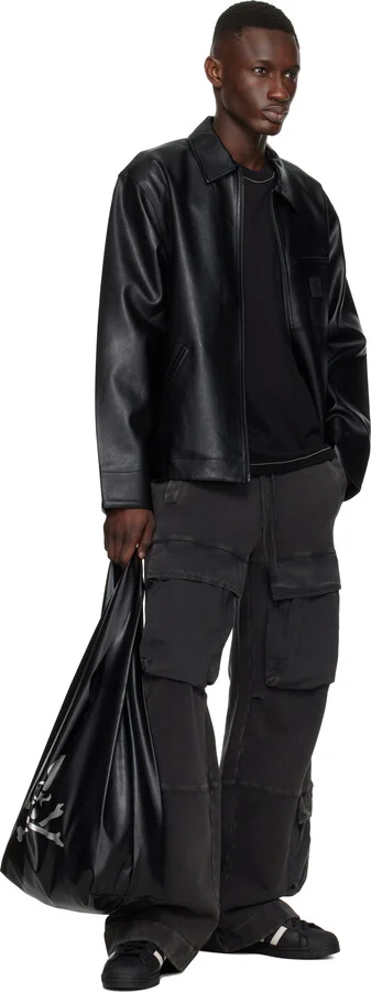 adidas Originals Black JJJJound Edition Superstar Sneakers - Image 5