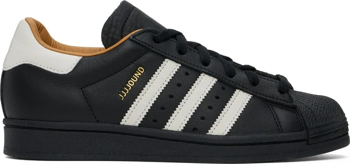 adidas Originals Black JJJJound Edition Superstar Sneakers