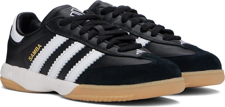 adidas Originals Black Samba MN Sneakers - Image 4