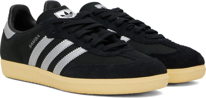 adidas Originals Black Samba OG Sneakers - Image 4