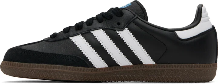 adidas Originals Black Samba OG Sneakers - Image 3