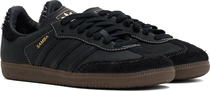 adidas Originals Black Samba OG Sneakers - Image 4