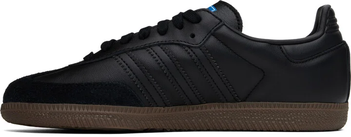 adidas Originals Black Samba OG Sneakers - Image 3