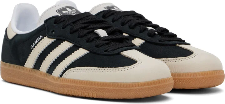 adidas Originals Black Samba OG Sneakers - Image 4
