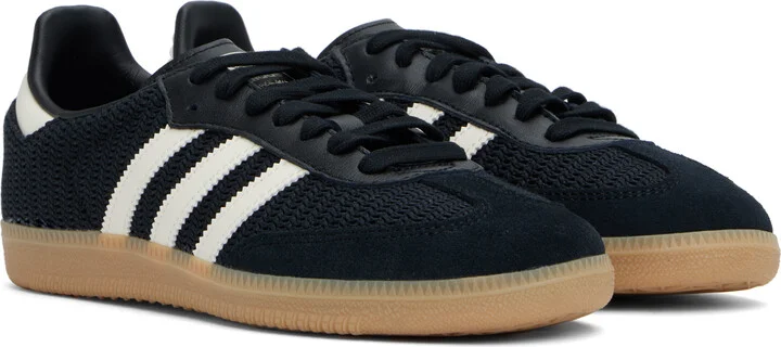 adidas Originals Black Samba OG Sneakers - Image 4