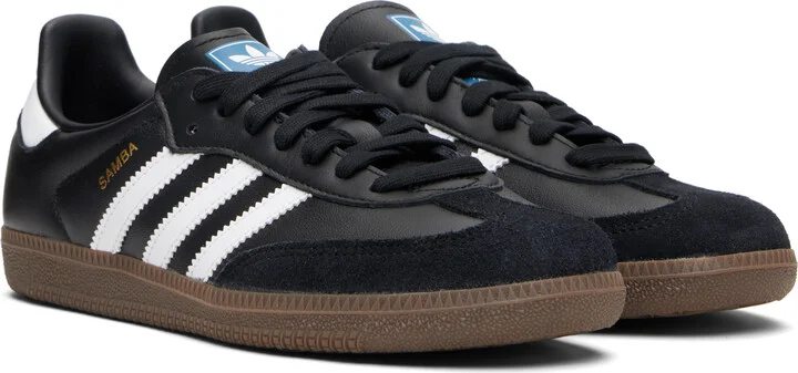 adidas Originals Black Samba OG Sneakers - Image 4