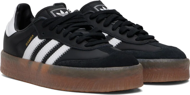 adidas Originals Black Sambae Sneakers - Image 4
