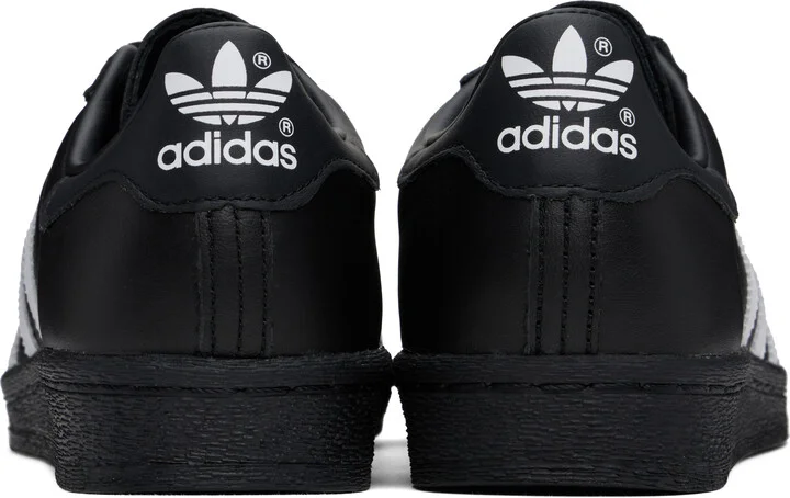 adidas Originals Black Superstar 82 Sneakers - Image 2
