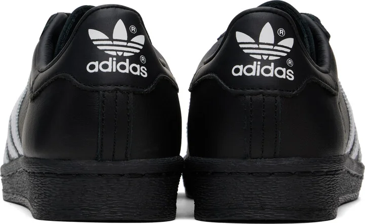 adidas Originals Black Superstar 82 Sneakers - Image 2