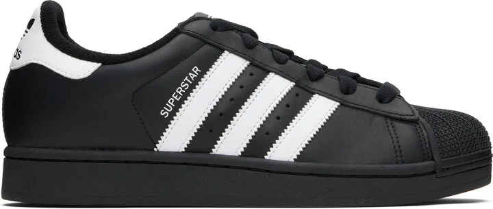 adidas Originals Black Superstar II Sneakers