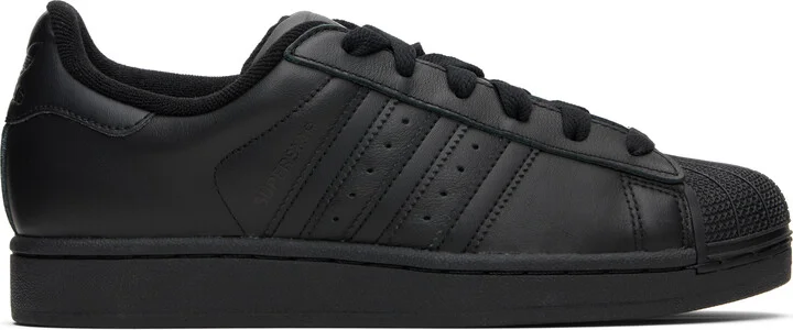 adidas Originals Black Superstar II Sneakers